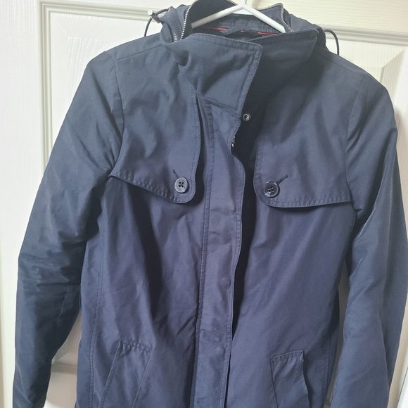 Navy Blue rain coat - Picture 4 of 4